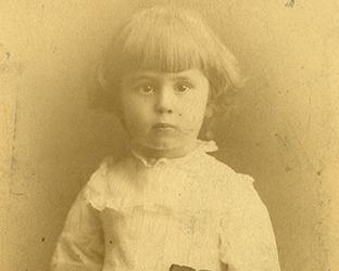 Robert R. McCormick as a toddler, circa 1882