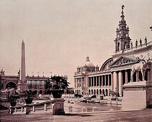 1893 World's Fair Machinery Hall, Jackson Park, Chicago