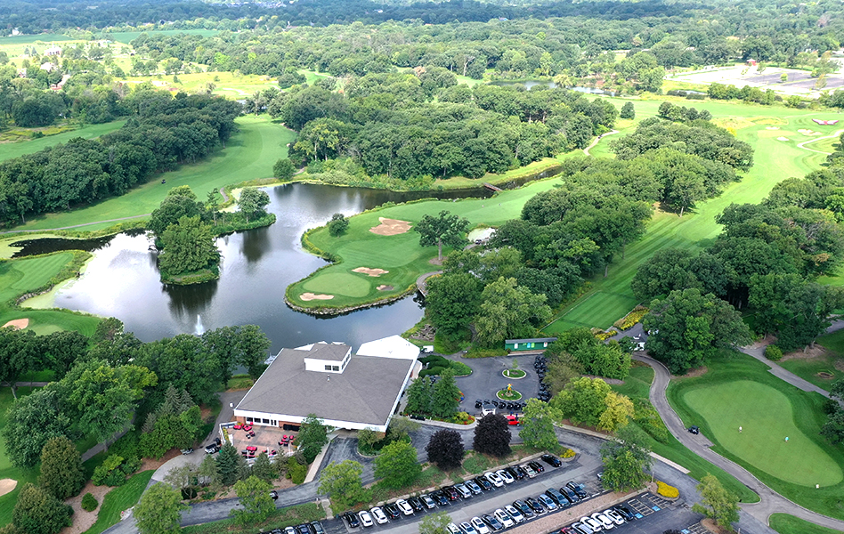 Aerial photo of Cantigny Golf